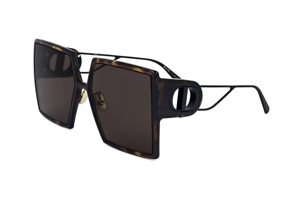 Christian Dior Sunglasses 30Montaigne SU CD40030U 52C Havana Oversized Gray Lens